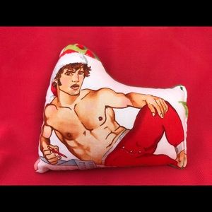 Christmas hunk personal pillow